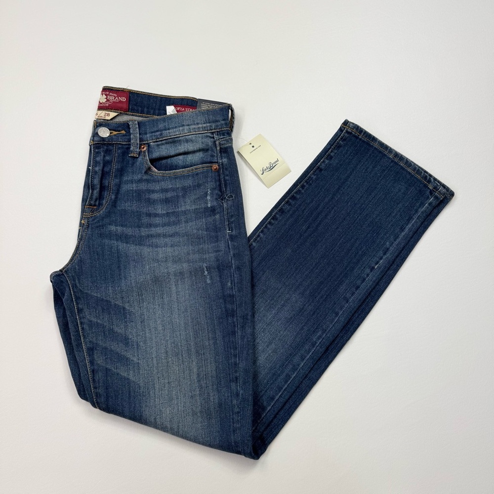 NEW! Women’s Lucky Brand Sofia Straight Leg Ankle Jeans Size 6/28 W/Tags